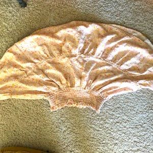 short flow floral skirt